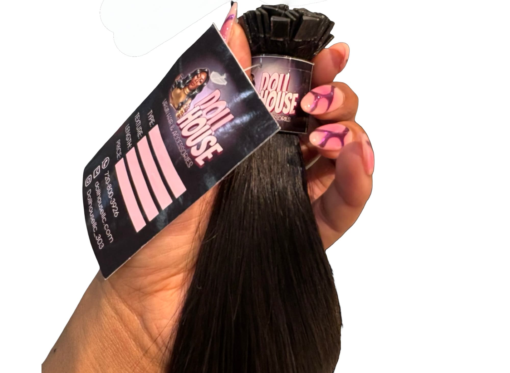 K Tip Extensions 100% Human Indian Hair - Image 1
